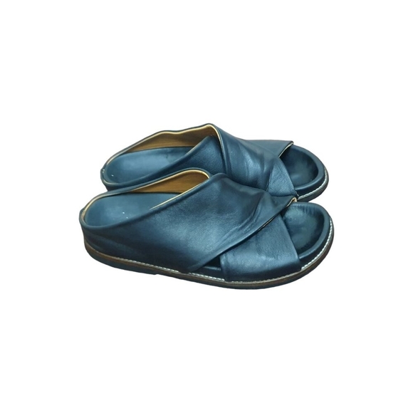 Ganni leather crossover sandals size 5 EUR 36 - Picture 5 of 11